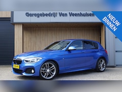 BMW 1-serie - 118i 136pk 5Drs M-Sport Shadow-Line Leder LED 18inch LM Navi *Estoril Blau Metallic