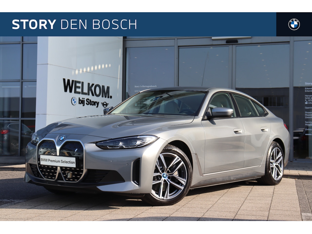BMW i4 - eDrive40 High Executive / Active Cruise Control / Achteruitrijcamera / M Adaptief onderste - AutoWereld.nl