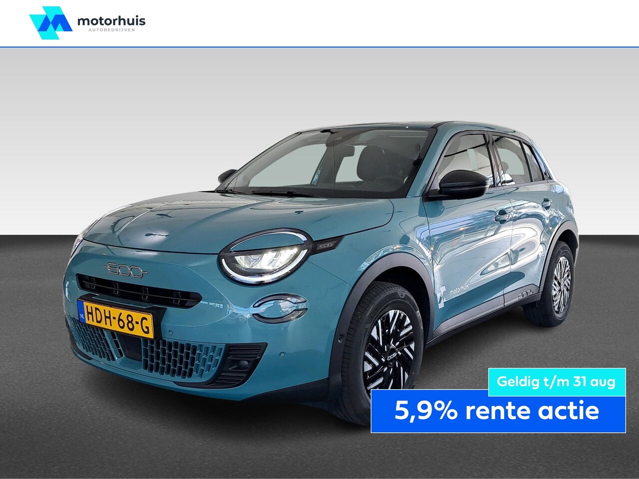 Fiat 600 - 1.2 Hybrid Turbo Charged 136pk Aut Urban / Camera / Apple Carplay-Android auto - AutoWereld.nl