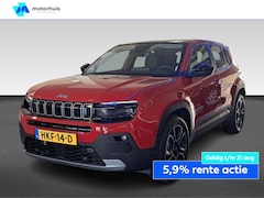 Jeep Avenger - 1.2T e-Hybrid 100pk Aut Summit / Panoramadak / Navigatie / Leder + Stoelverwarming