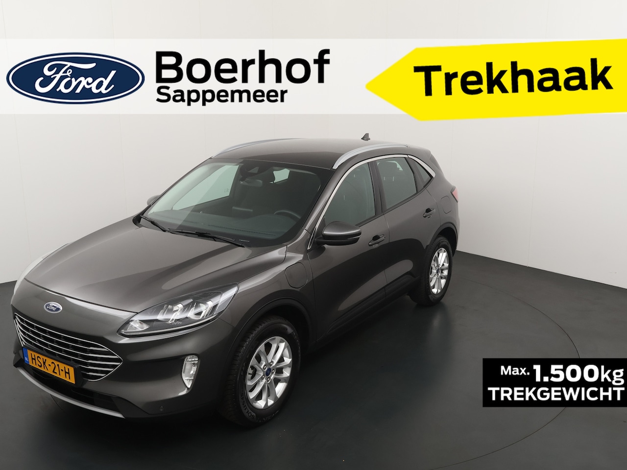Ford Kuga - 2.5 PHEV Titanium | Trekhaak I Winter Pack I 1.500KG trekgew. I ALL seasonb I - AutoWereld.nl