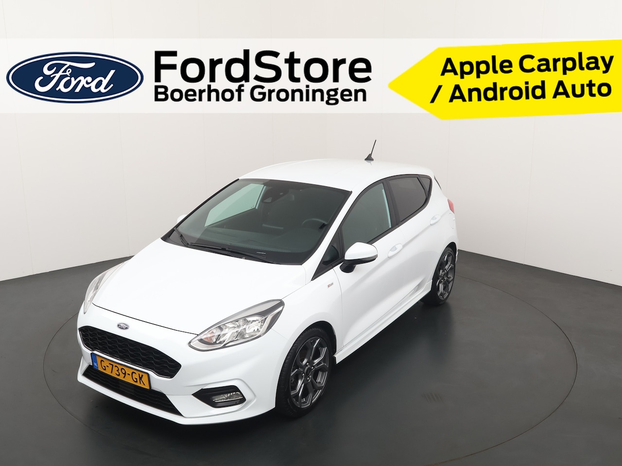 Ford Fiesta - EcoBoost 100PK ST-Line | Cruise | B&O | Voorruitverwarming | Keyless Start | Navi | Apple/ - AutoWereld.nl