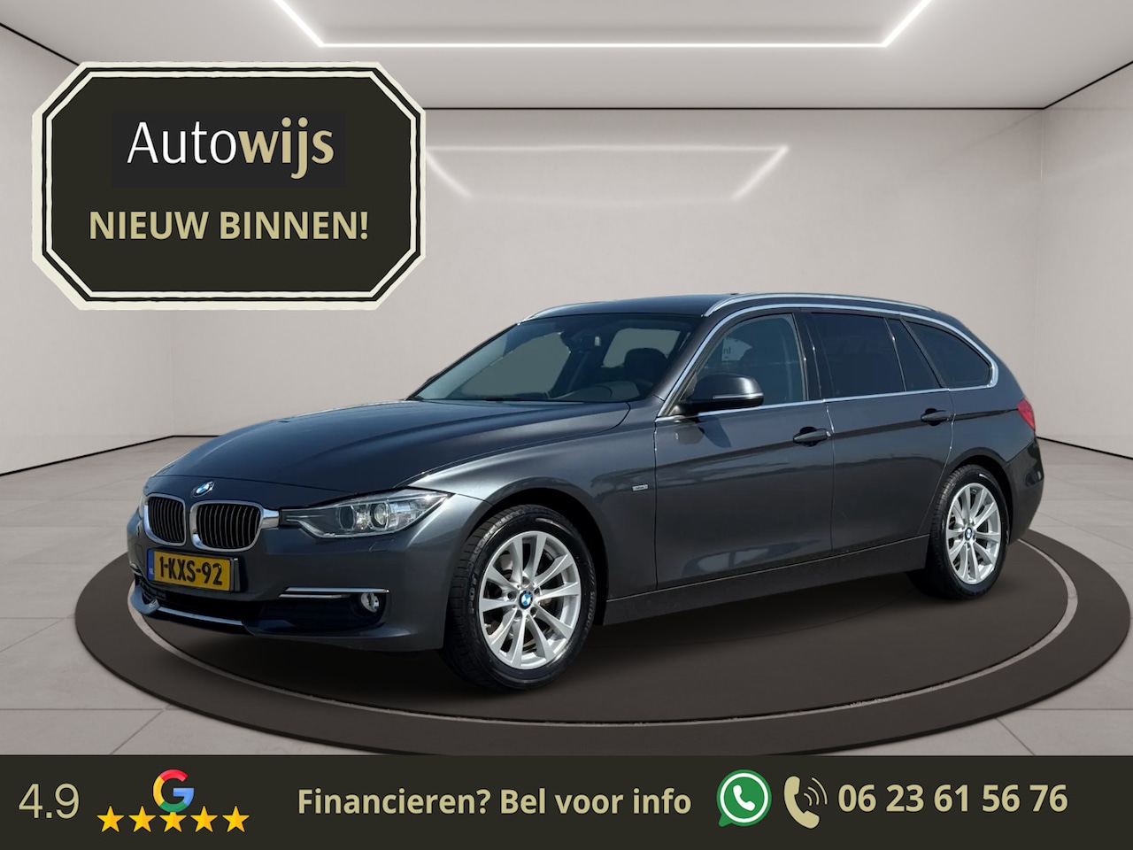 BMW 3-serie Touring - 316i High Executive|Luxury line|AUT|Leder|Navi|LED|NL AUTO| - AutoWereld.nl