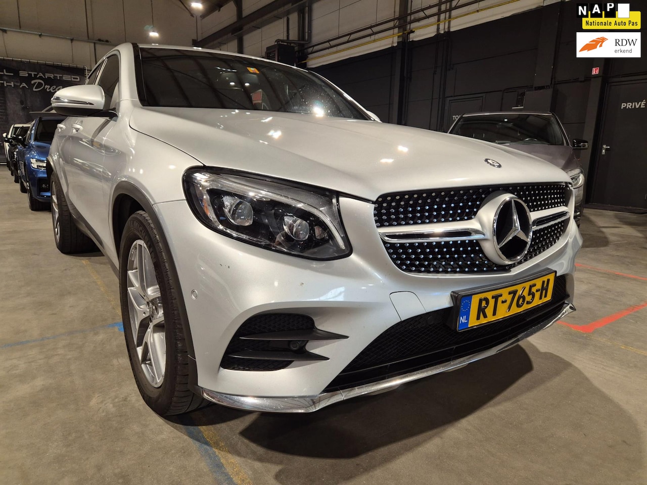 Mercedes-Benz GLC-klasse Coupé - 220 d 4MATIC Business Solution AMG - Navi - Clima - Camera - Cruise - Elektr klep - Afn Tr - AutoWereld.nl