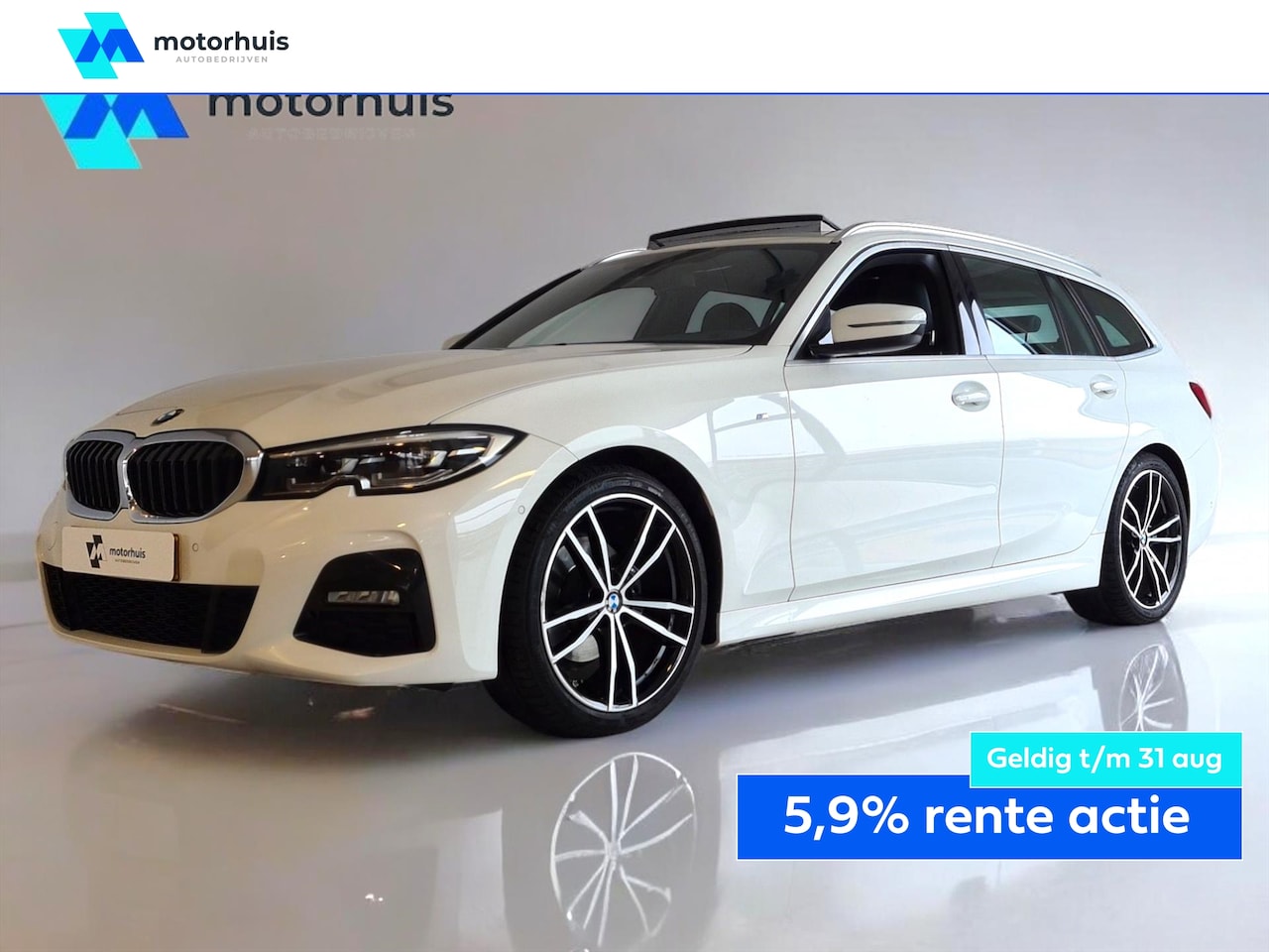 BMW 3-serie Touring - (g21) 320i 184pk High Executive AUTOMAAT PANO LED LEDER STOELV - AutoWereld.nl