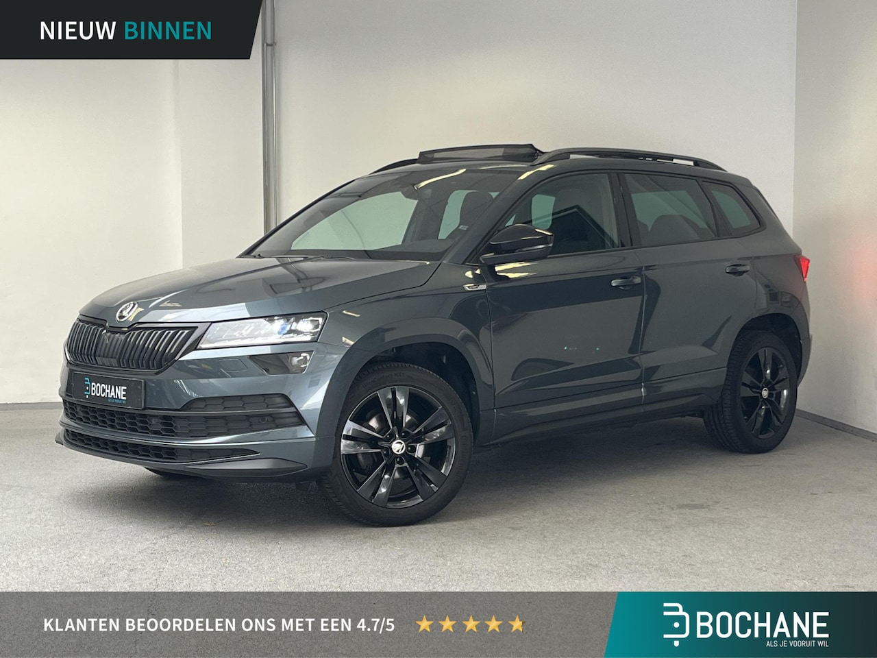 Skoda Karoq - 1.5 TSI ACT Sportline | 1e-EIG. | PANO | TREKHAAK | - AutoWereld.nl