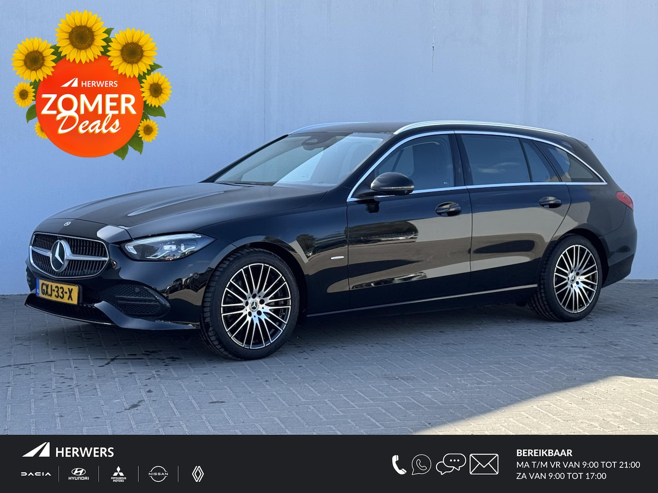 Mercedes-Benz C-klasse Estate - Luxury Line 180 / Burmester audio / Glascoating / Sfeerverlichting / 360 graden camera / E - AutoWereld.nl