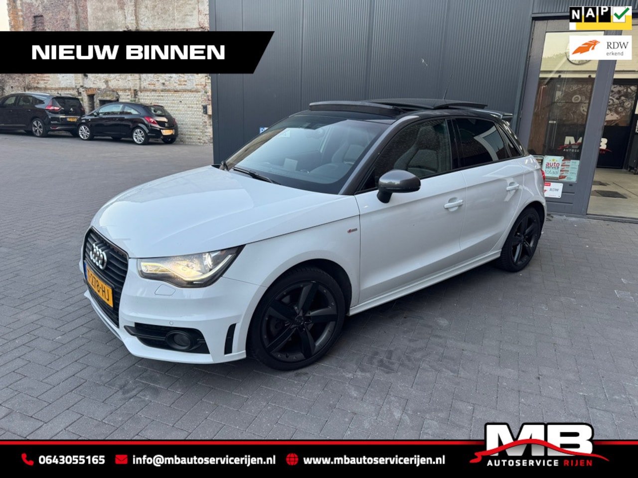 Audi A1 Sportback - 1.4 TFSI Pro Line S 1.4 TFSI Pro Line S, schaal stoelen, dakraam - AutoWereld.nl
