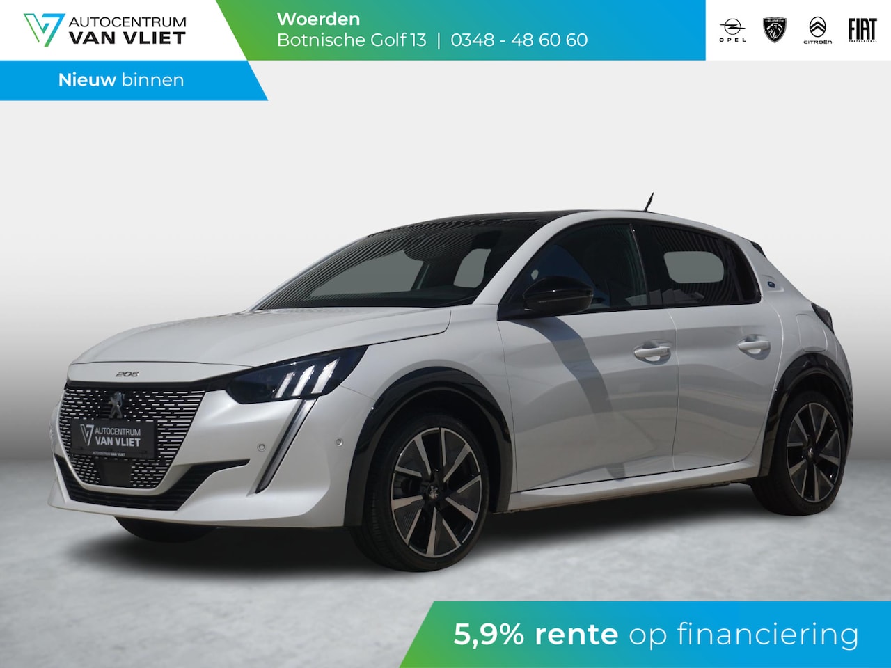Peugeot e-208 - EV GT Pack 50 kWh Panoramadak - AutoWereld.nl