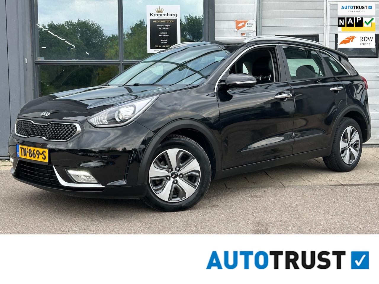 Kia Niro - 1.6 GDi Hybrid DynamicLine 1.6 GDi Hybrid DynamicLine, Camera, NAVI, Cruisecr, NAP - AutoWereld.nl