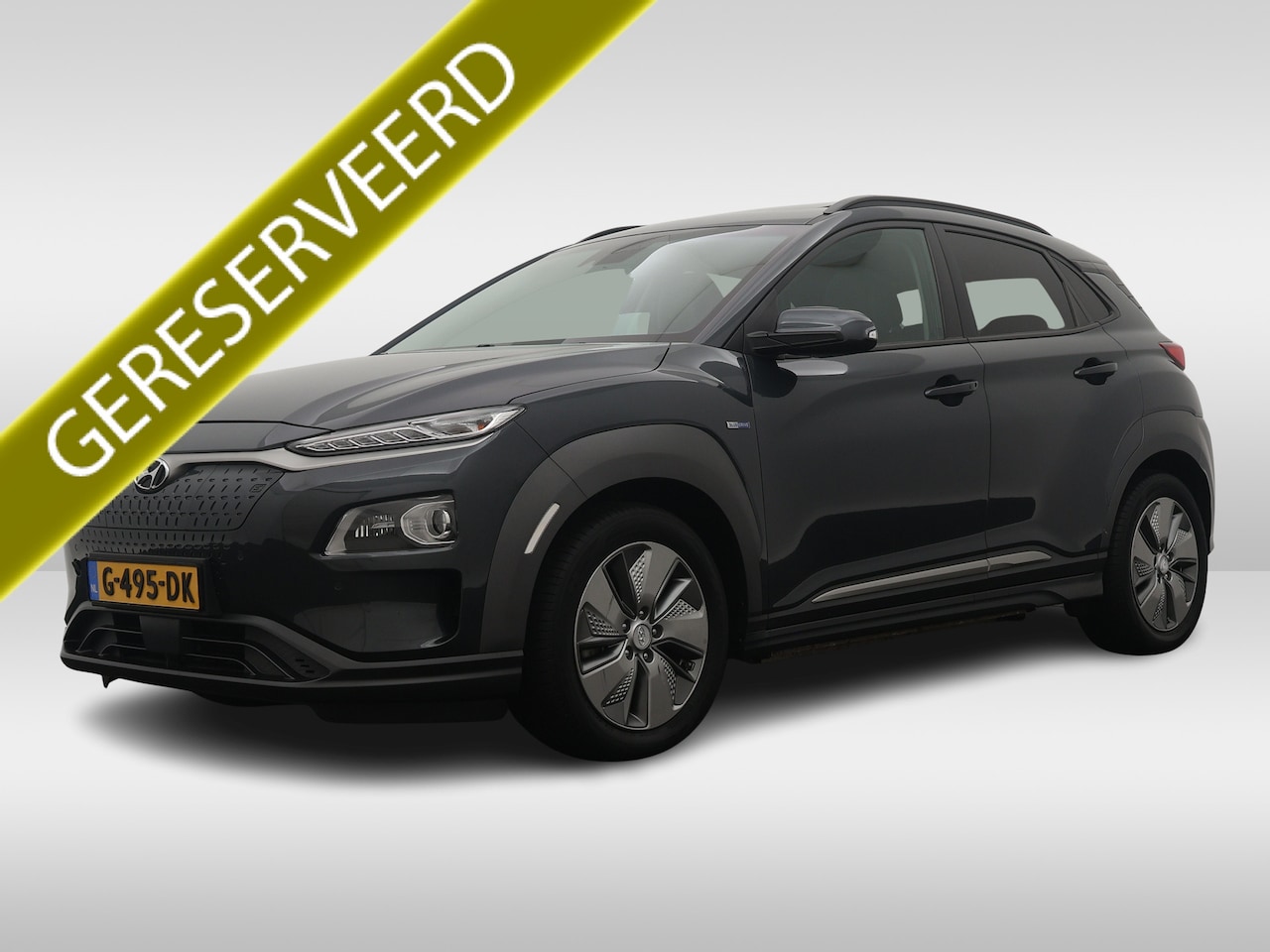 Hyundai Kona Electric - EV Premium 64 kWh * WLTP +/- 430KM * / Schuifdak / Navigatie / Pdc+Camera / Xenon / Leder - AutoWereld.nl