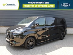 Ford Transit Custom - Black Platinum Dubbel Cabine 320 2.5 PHEV L2H1 Automaat I Leren Bekleding I Sidesteps I Dr