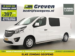 Opel Vivaro - 1.6 CDTI L2H1 | MARGE | Dubbele Cabine | 6 Persoons | LED Airco Cruise Trekhaak Navi PDC E