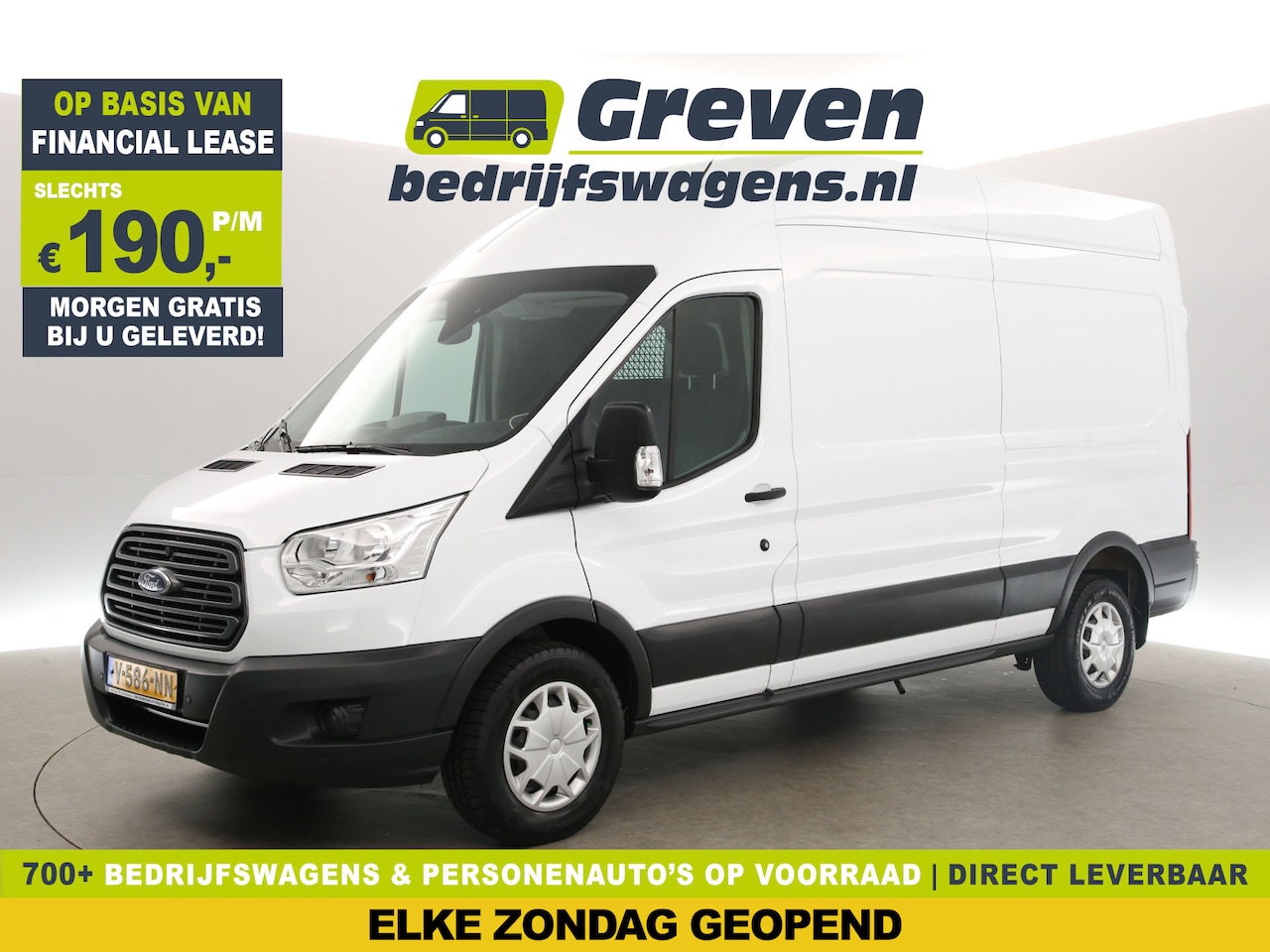 Ford Transit - 350 2.0 TDCI L2H3 2800KG Trekgew. Trekhaak Airco Camera Cruise PDC Elektrpakket - AutoWereld.nl