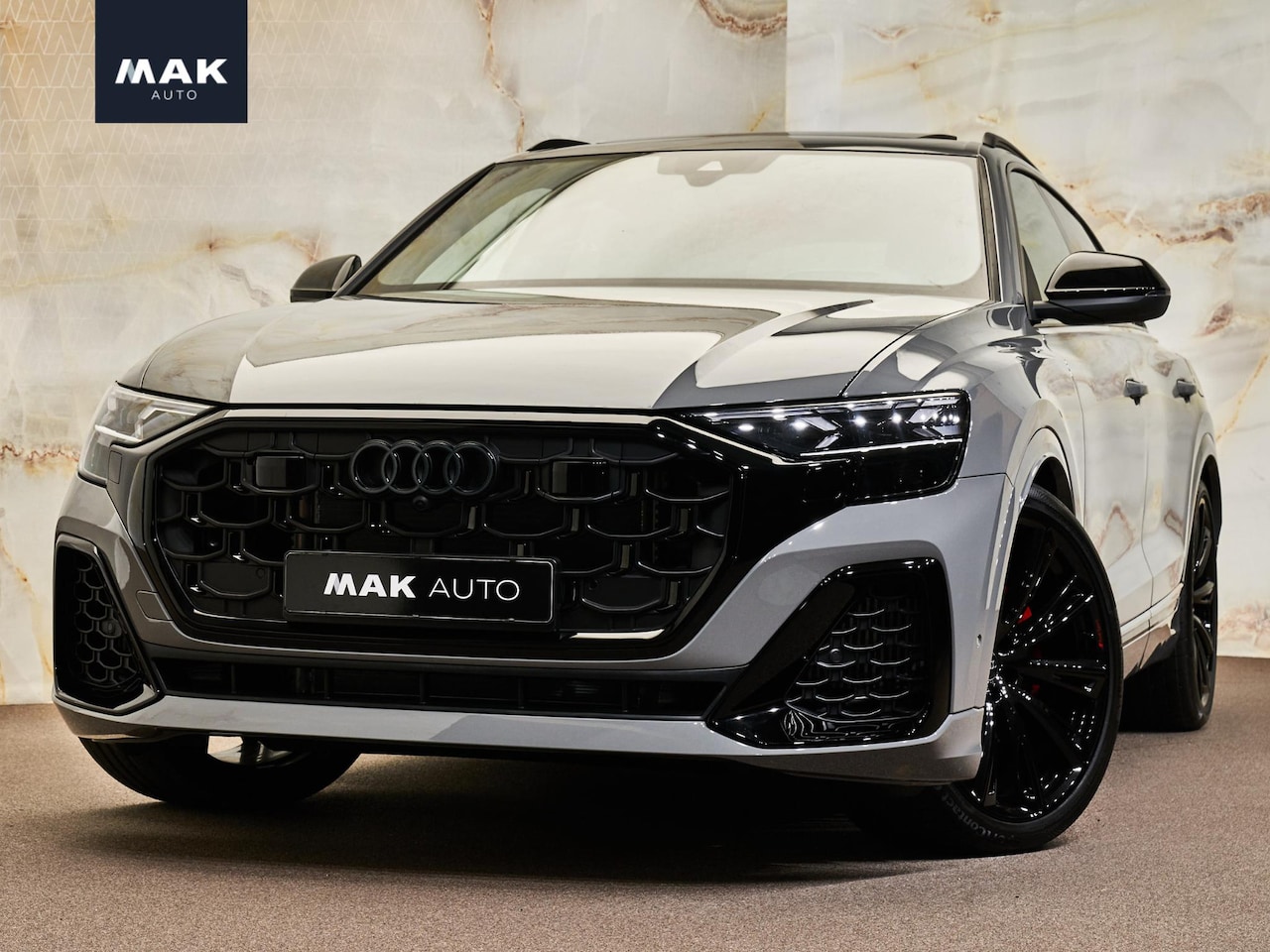 Audi Q8 - 60 TFSI e quattro Pro Line S Competition 60 TFSI e Quattro Pro Line S Competition, Audi Exclusive, pano, 4W-best, B&O, OLED, S spor - AutoWereld.nl