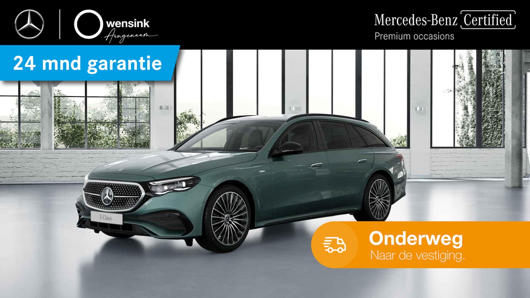 Mercedes-Benz E-klasse Estate - 300 e AMG Line | Luchtvering | Panoramadak | Trekhaak | Verlichte grill | Rij assistentiep - AutoWereld.nl
