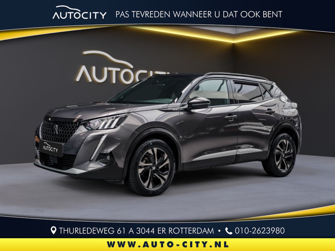 Peugeot 2008 - 2008 1.2 PureTech 130 GT Line l Camera l Groot navi l Keyless - AutoWereld.nl