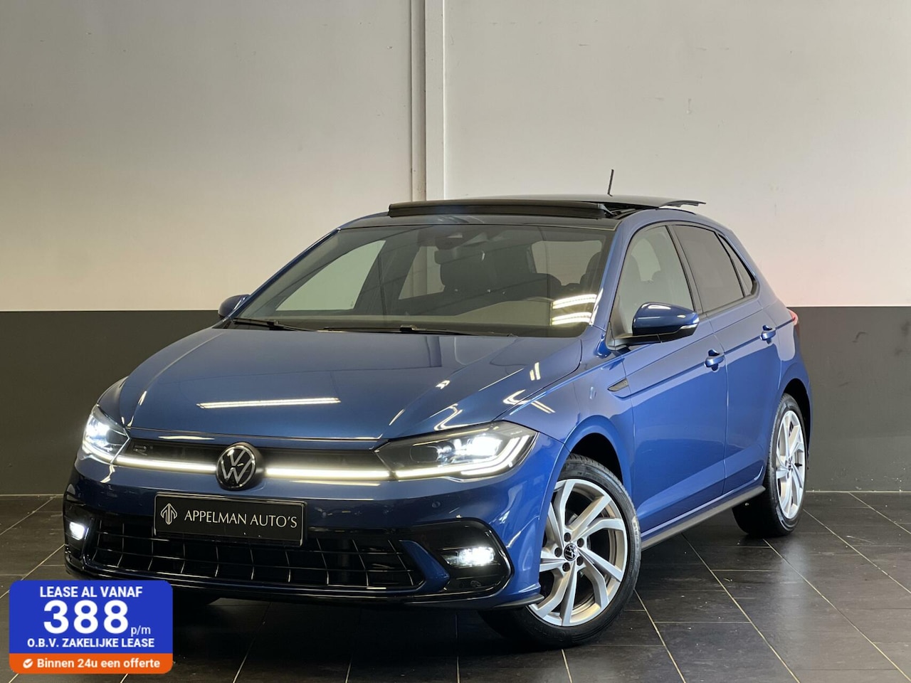 Volkswagen Polo - 1.0 TSI 3 X R-Line | IQ LIGHT | Camera | Pano | Virtual | Carplay | - AutoWereld.nl