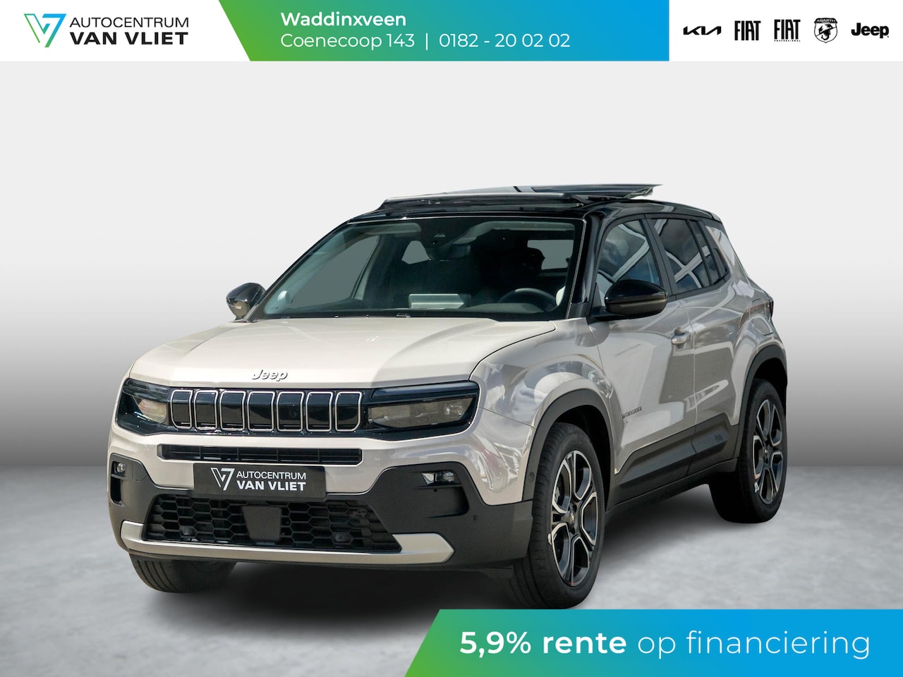 Jeep Avenger - Summit 54 kWh | Schuif/Kanteldak | Winter Pack | Warmtepomp | Info&Convenience Pack | Full - AutoWereld.nl