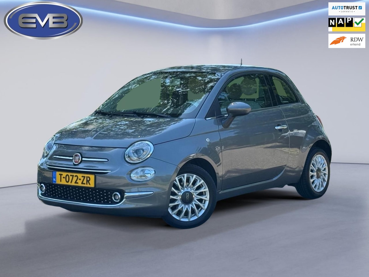 Fiat 500 - 1.2 Star 1.2 Star 85 pk, airco, navigatie, parkeersensoren,cruisecontrol, licht metalen velgen - AutoWereld.nl