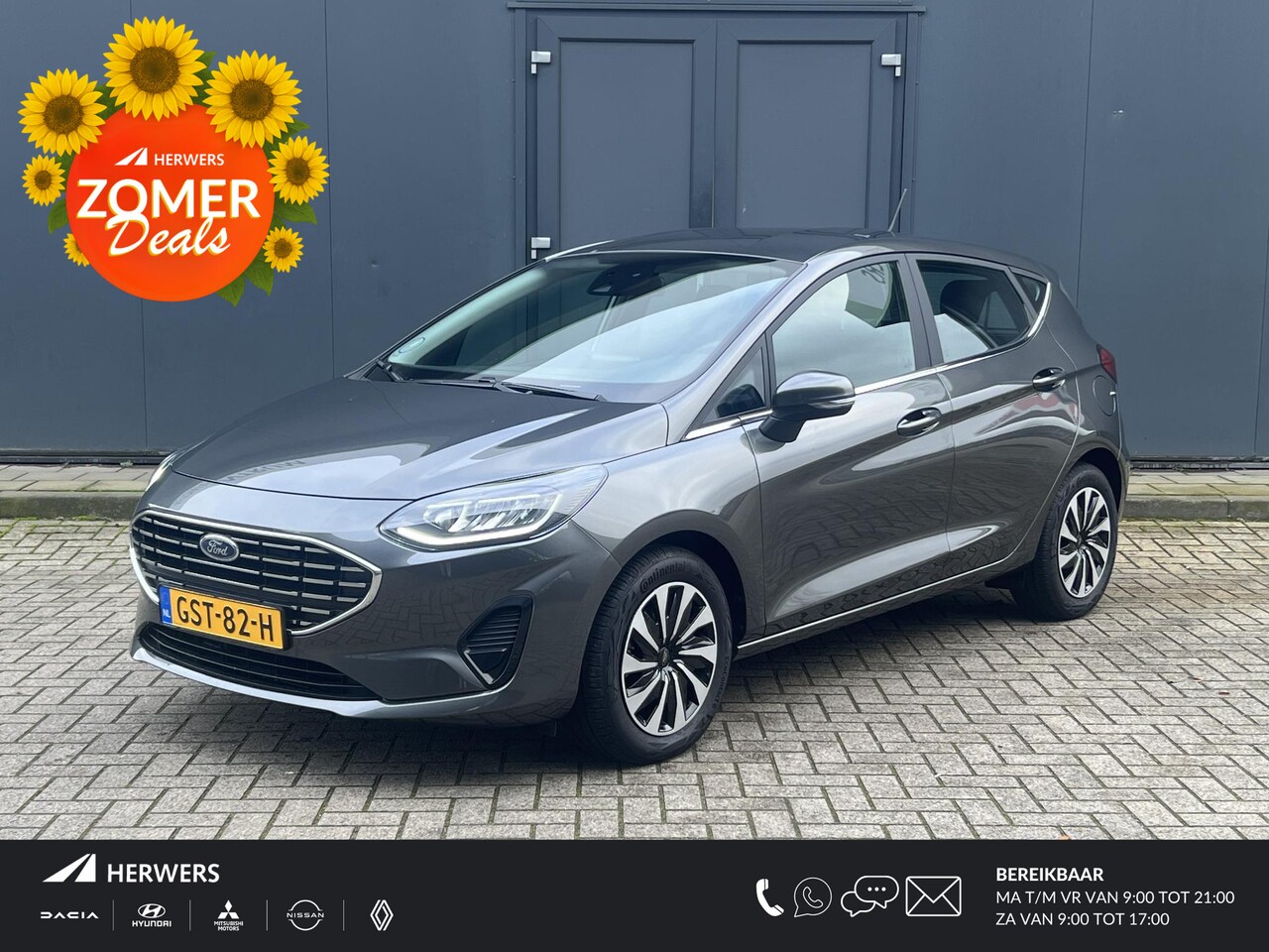 Ford Fiesta - 1.0 EcoBoost Hybrid Titanium Automaat / Android Auto/Apple Carplay navigatie / Stoelverwar - AutoWereld.nl