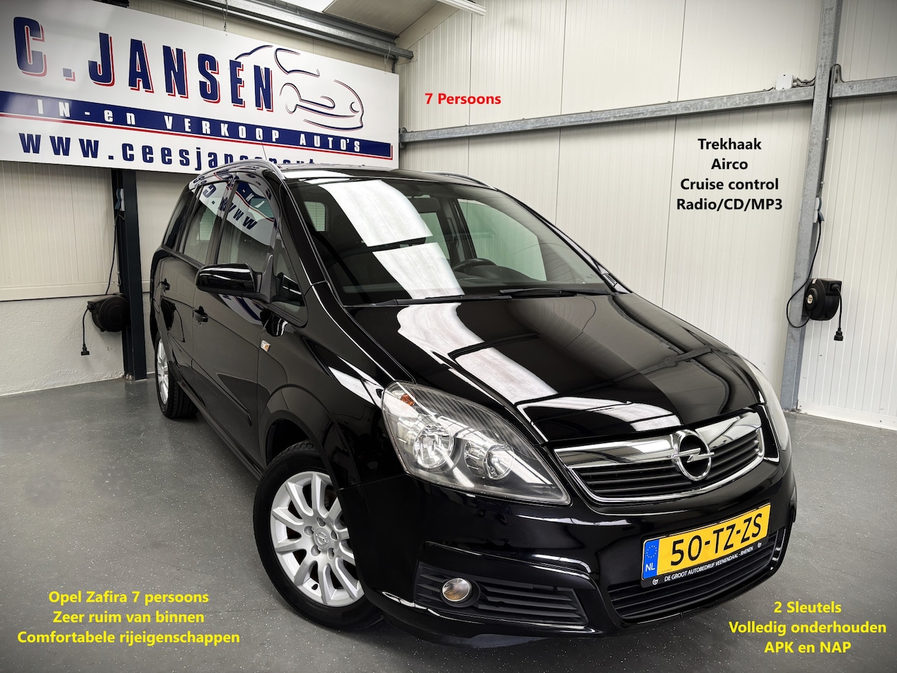 Opel Zafira - 1.6 Temptation KEURIGE AUTO !!! - AutoWereld.nl