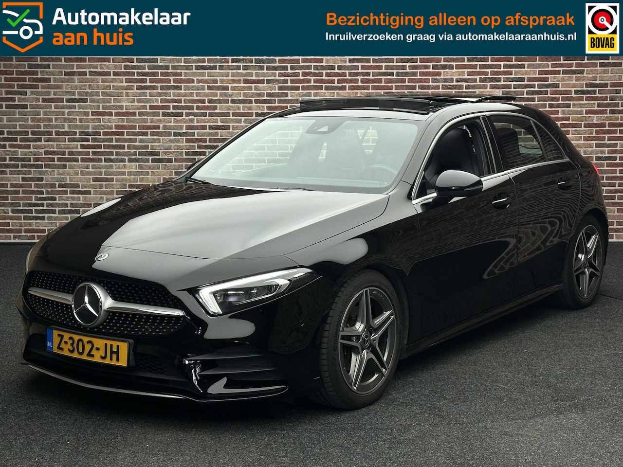 Mercedes-Benz A-klasse - 180 AMG Line Burmeister Panorama Dealer Ondrh en Garantie - AutoWereld.nl