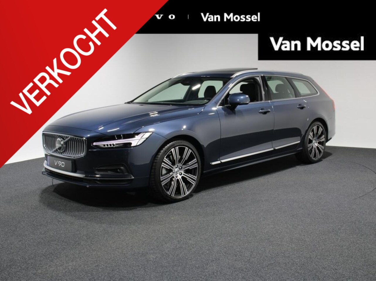 Volvo V90 - B5 Ultimate Bright | Panoramisch schuifdak | Harman/Kardon | 20" Lichtmetalen velgen | - AutoWereld.nl