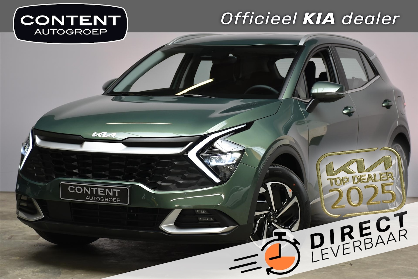 Kia Sportage - 1.6 Hybrid DynamicLine AT6 215PK I DIRECT LEVERBAAR - AutoWereld.nl
