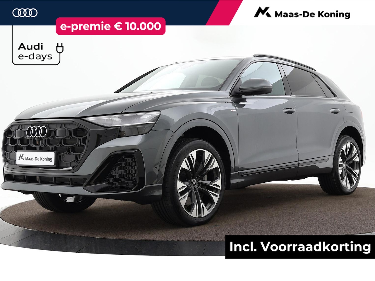Audi Q8 - Pro Line S 55 TFSI e 394 PK · B&O sound systeem · Comfortsleutel · Panoramadak · Optiekpak - AutoWereld.nl