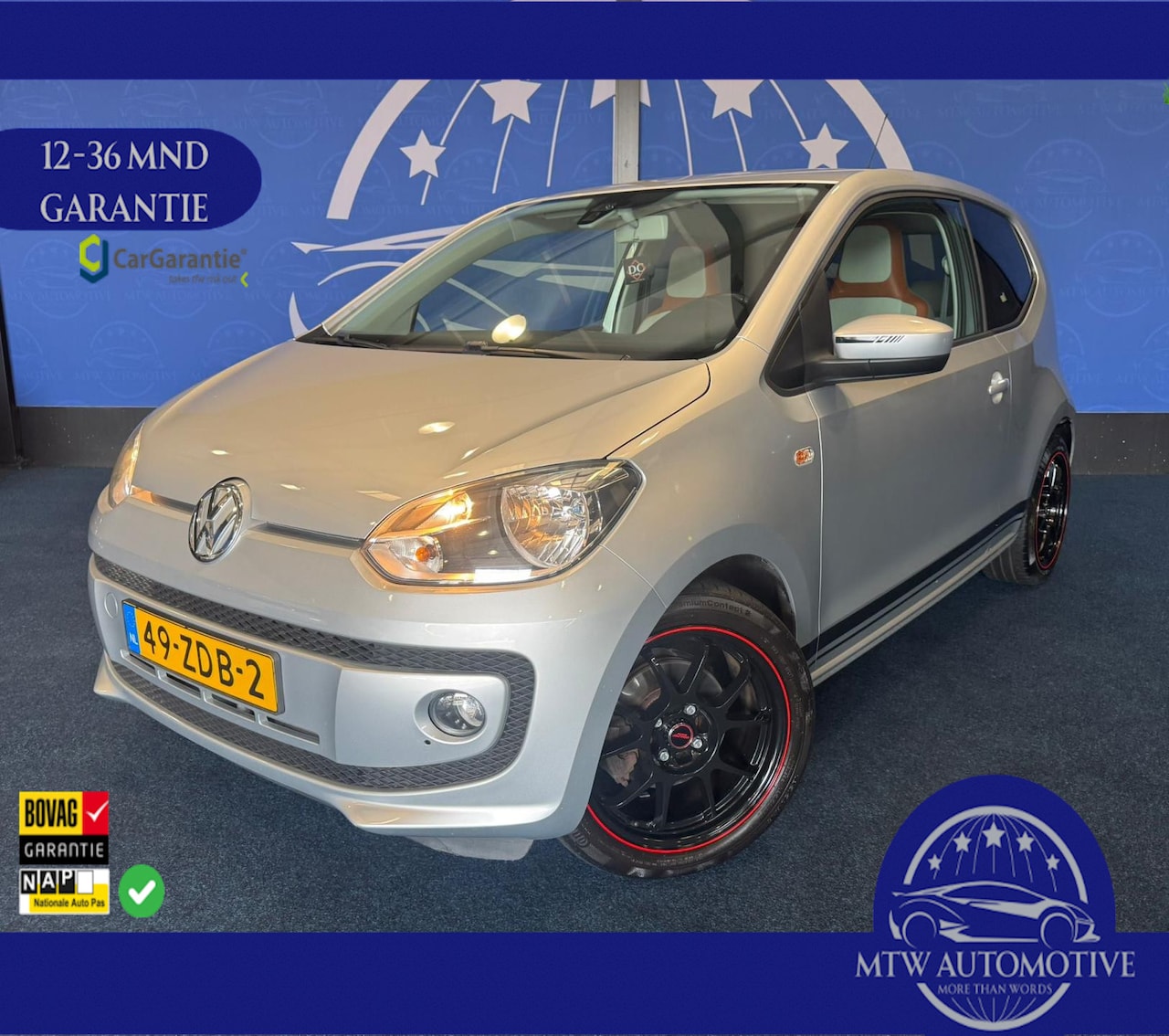 Volkswagen Up! - 1.0 75-PK / BLUEMOTION / HIGH UP / FULL OPTIONS - AutoWereld.nl
