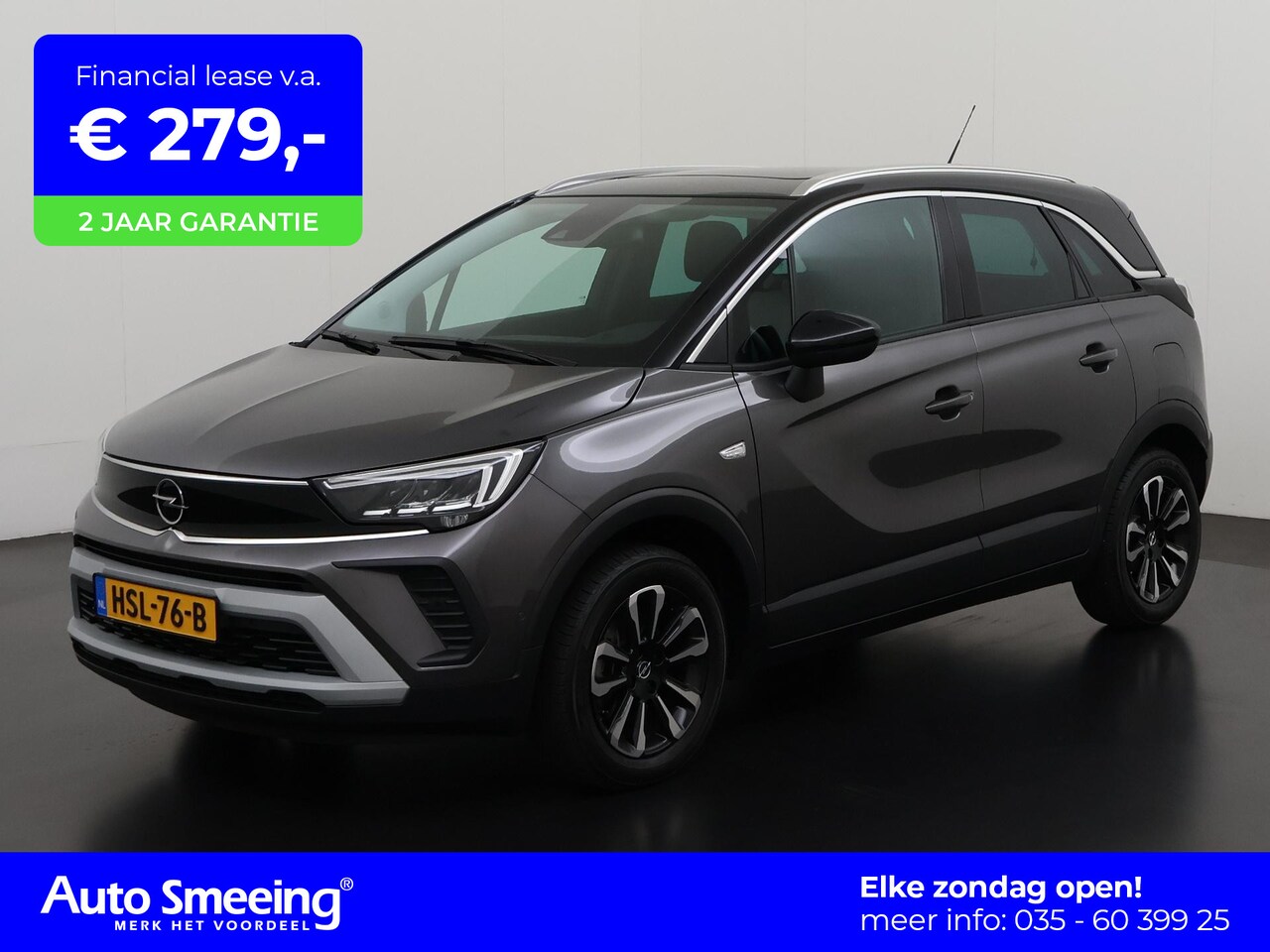 Opel Crossland - 1.2 Turbo Elegance | Panoramadak | Camera | Park assist | Zondag Open! - AutoWereld.nl