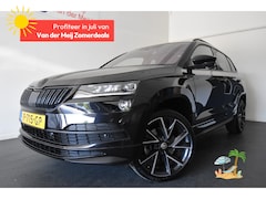 Skoda Karoq - 1.5 TSI ACT Sportline Business , BLACK EDITION , TREKHAAK , A UITRIJ CAM , ST+STUUR VERW ,