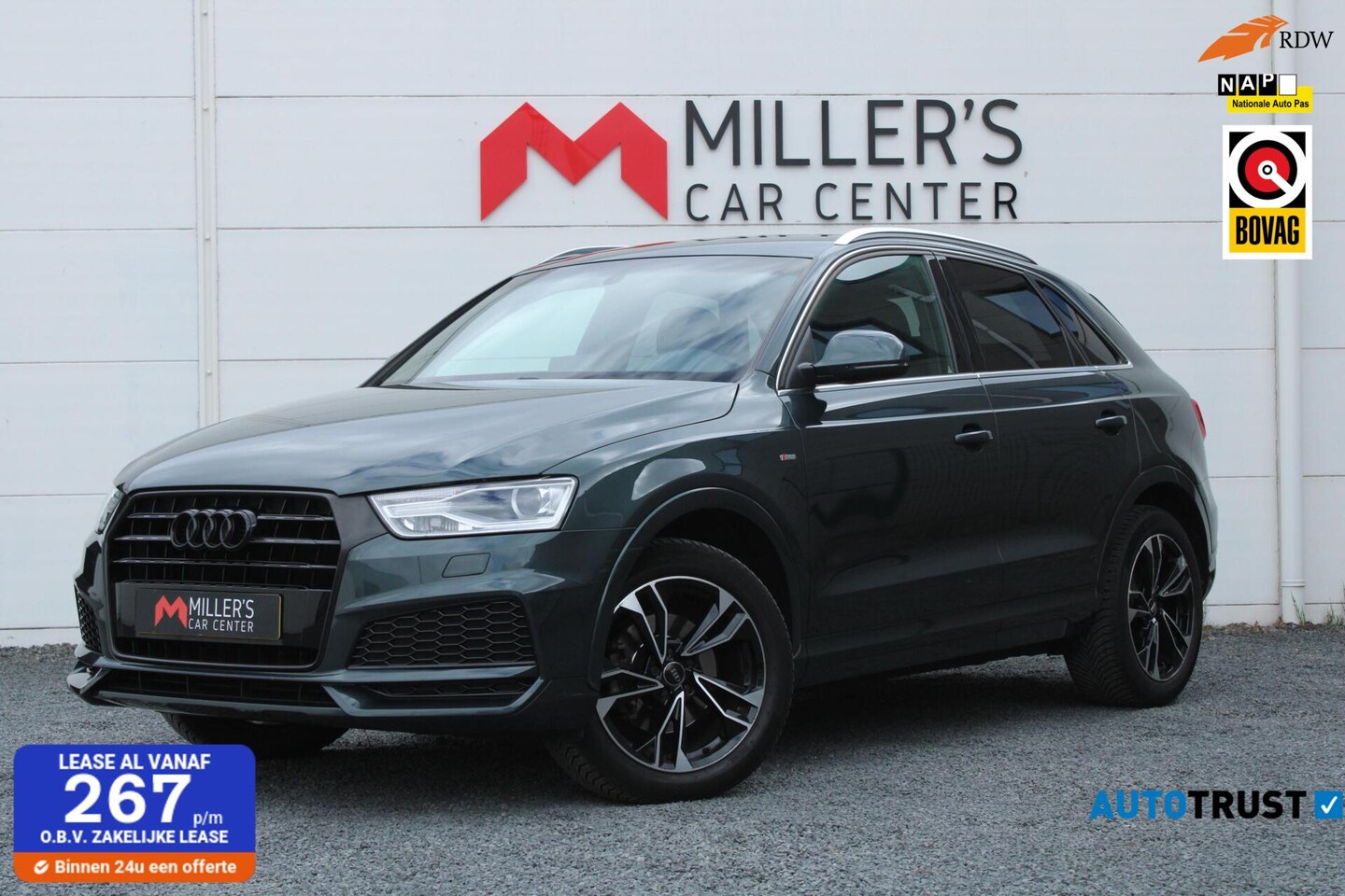 Audi Q3 - 1.4 TFSI CoD Sport Pro S-LINE CRUISE NAVI 150PK LED - AutoWereld.nl