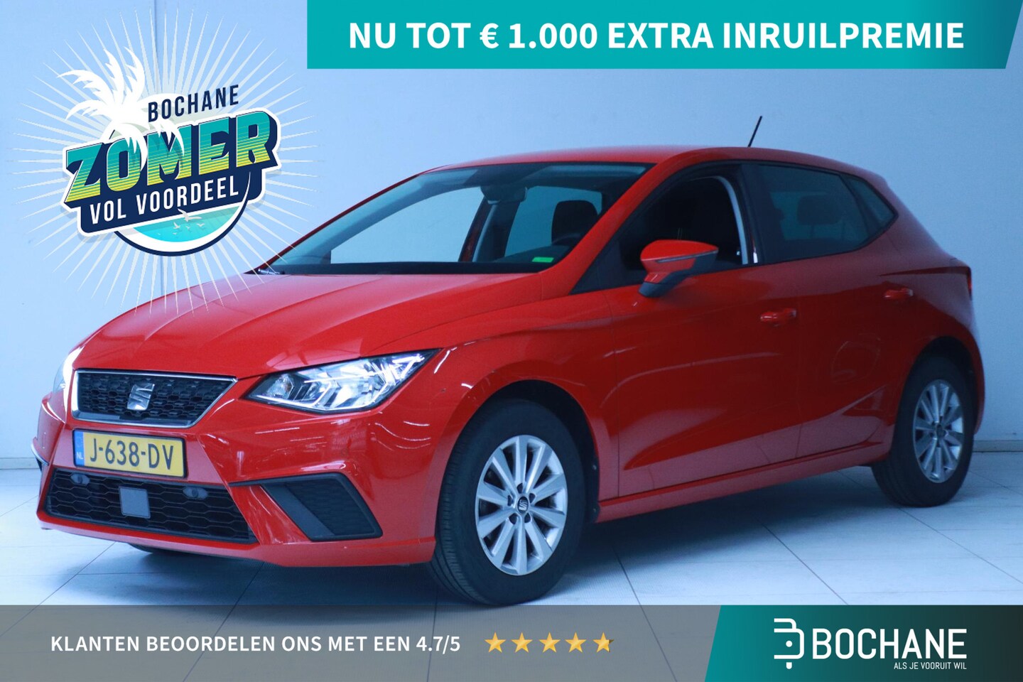 SEAT Ibiza - 1.0 TSI Flex Clima/Navi/Camera - AutoWereld.nl