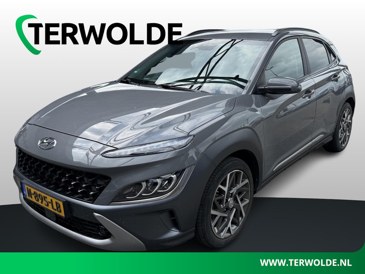 Hyundai Kona - 1.6 GDI HEV Premium | Lichtmetalen Velgen 18" | Navigatiesysteem Full Map | Adaptieve Crui - AutoWereld.nl