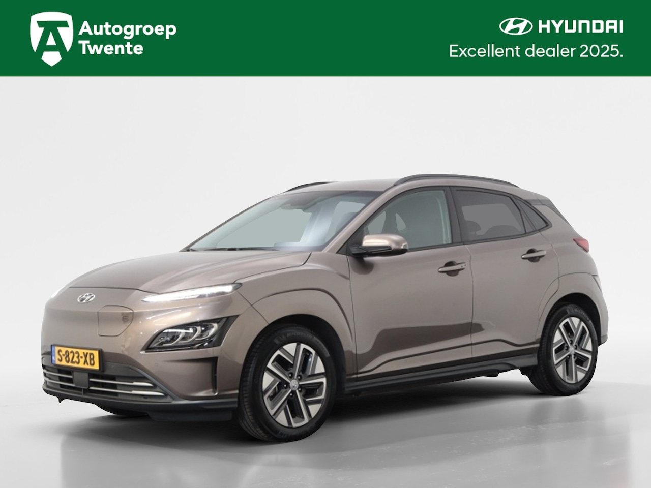 Hyundai Kona Electric - EV Premium 64 kWh | Leer | Navigatie | Camera | Carplay | - AutoWereld.nl
