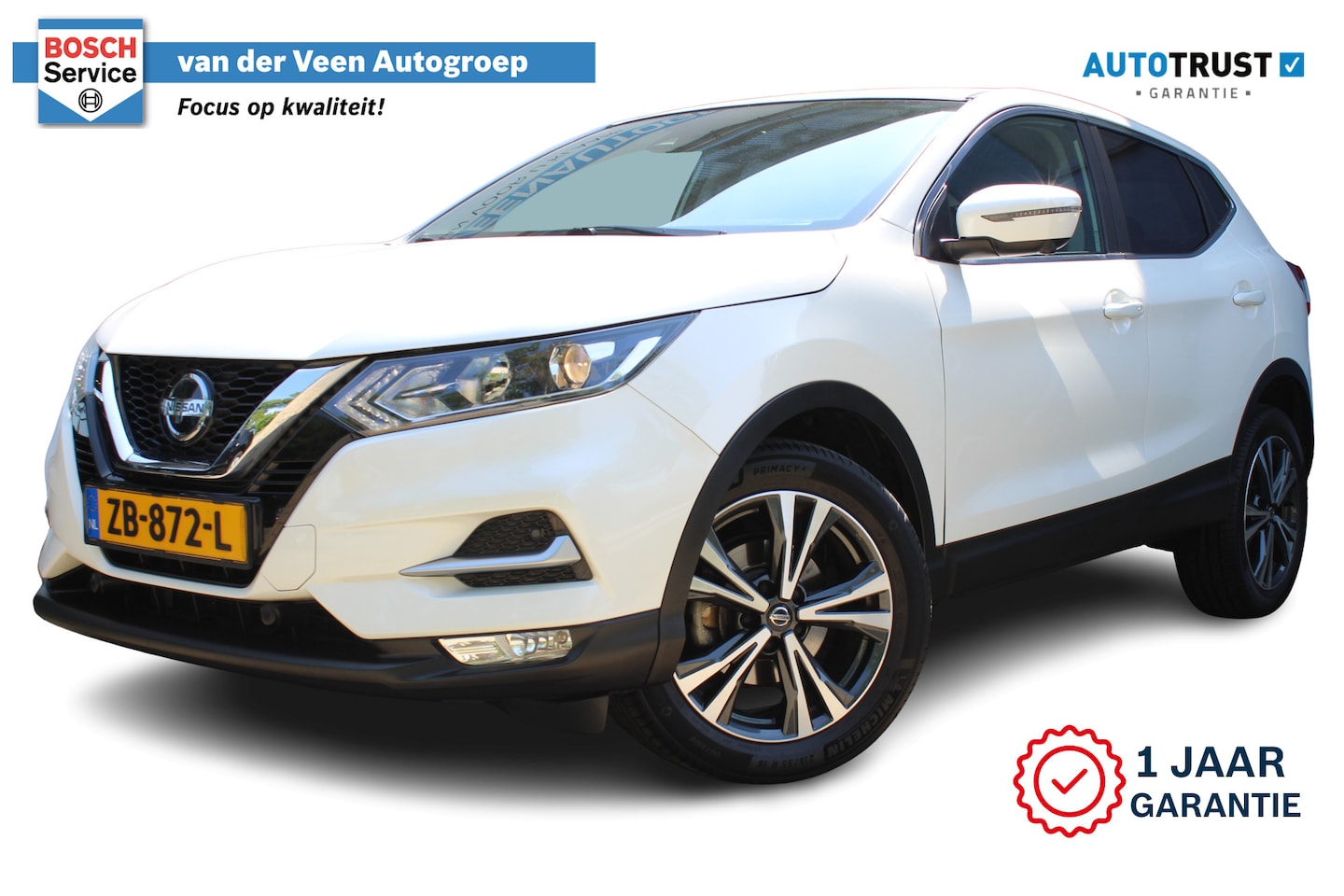 Nissan Qashqai - 1.3 DIG-T N-Connecta | Incl. 12 maanden Garantie | 360* Camera | Keyless entry/start | Par - AutoWereld.nl