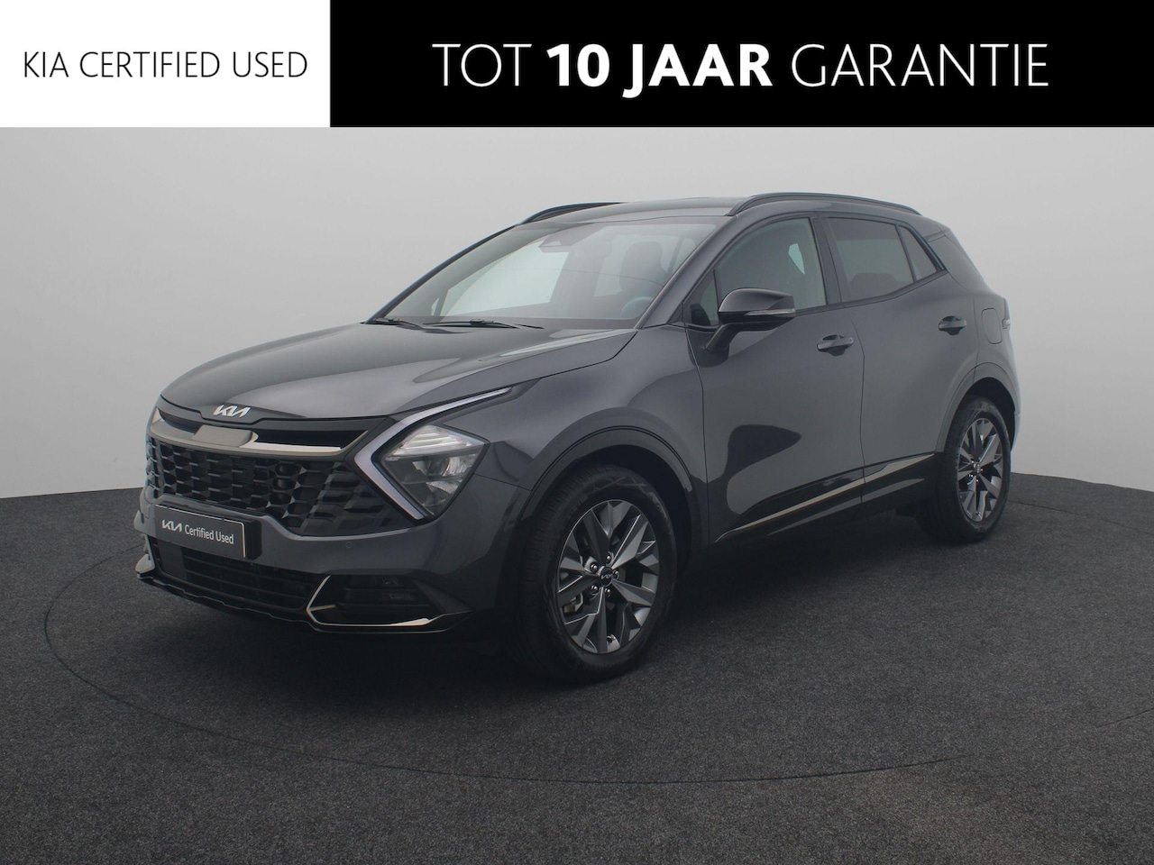 Kia Sportage - 1.6 T-GDi Hybrid Dark Edition Leder | Stoelverwarming | Camera | Navi | Clima | Adapt. Cru - AutoWereld.nl