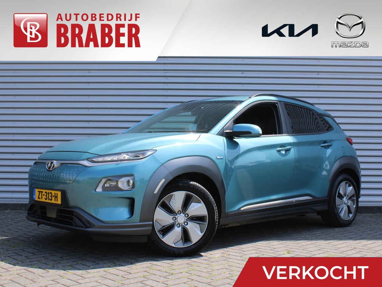 Hyundai Kona Electric - EV Premium 64 kWh | Airco | Navi | Winterset | Trekhaak | Camera | Cruise | Leer | BTW aut - AutoWereld.nl