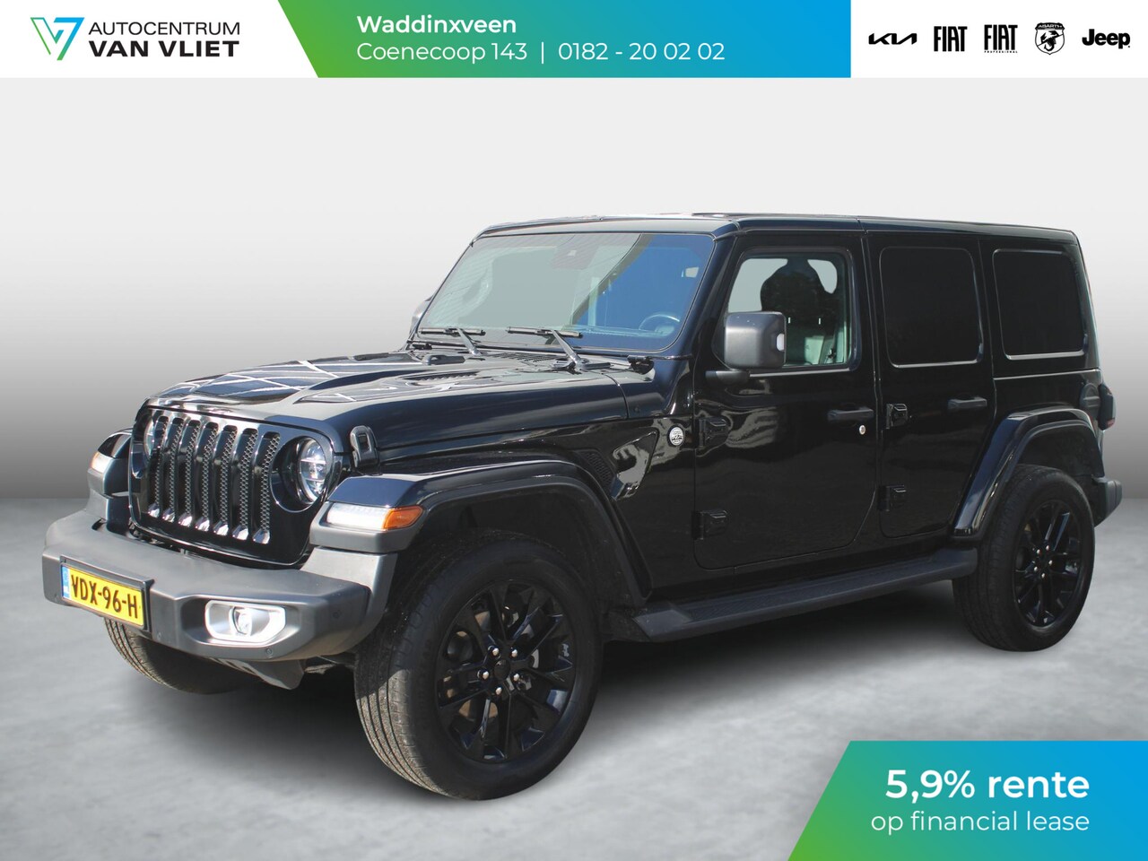 Jeep Wrangler Unlimited - 2.0T Sahara | Grijs kenteken | Stoel-/Stuurverwarming | Navi |  Adapt. Cruise | Clima | Ca - AutoWereld.nl