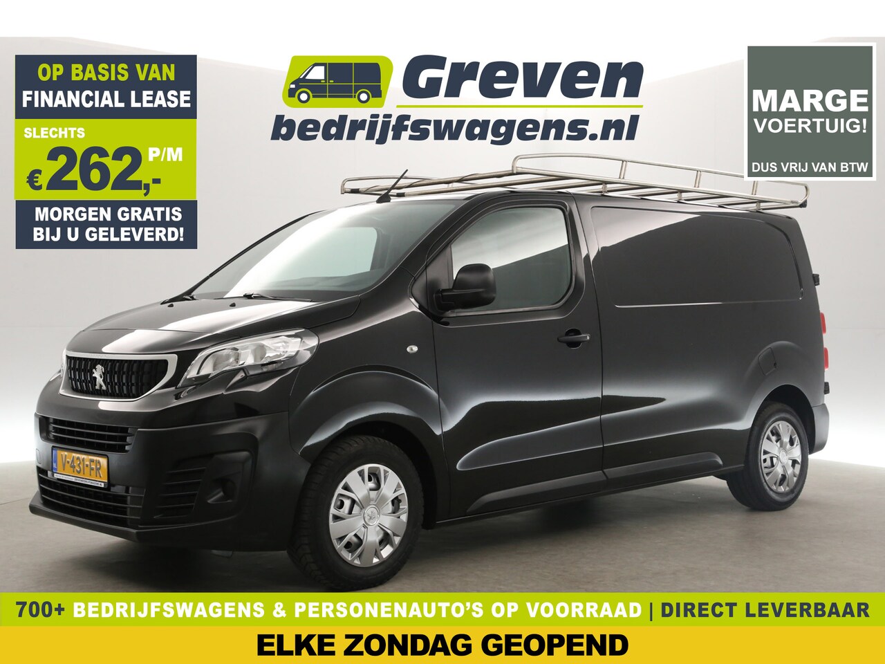 Peugeot Expert - 226S 1.6 BlueHDI L2H1 | MARGE! | Airco Cruise Carplay Navigatie PDC 3 Persoons Imperiaal E - AutoWereld.nl