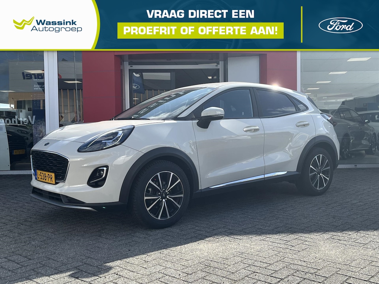 Ford Puma - 1.0i Ecoboost 125pk automaat Titanium | Navigatie | Klimatronic | Parkeersensoren achter | - AutoWereld.nl
