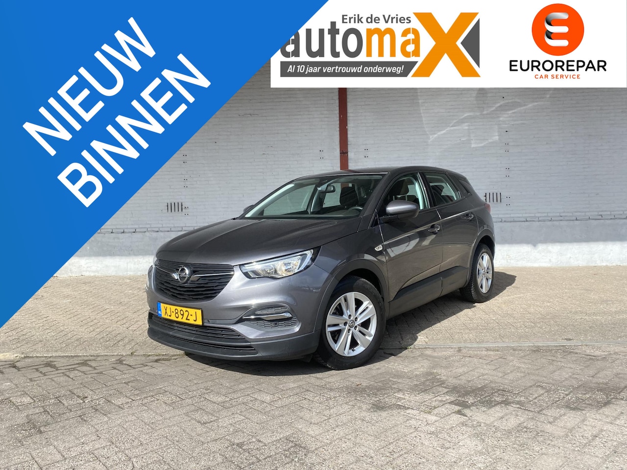 Opel Grandland X - 1.2 Turbo Online Edition |CarPlay!|Navi!|Automaat!| - AutoWereld.nl