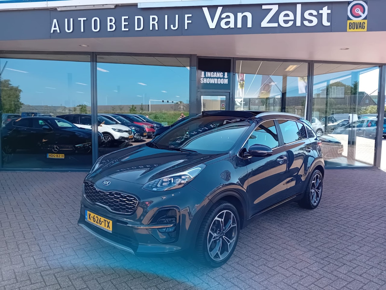 Kia Sportage - 1.6 T-GDI GT-Line Automaat, Airco(automatisch),Panorama schuifdak, Multimediasysteem, Carp - AutoWereld.nl