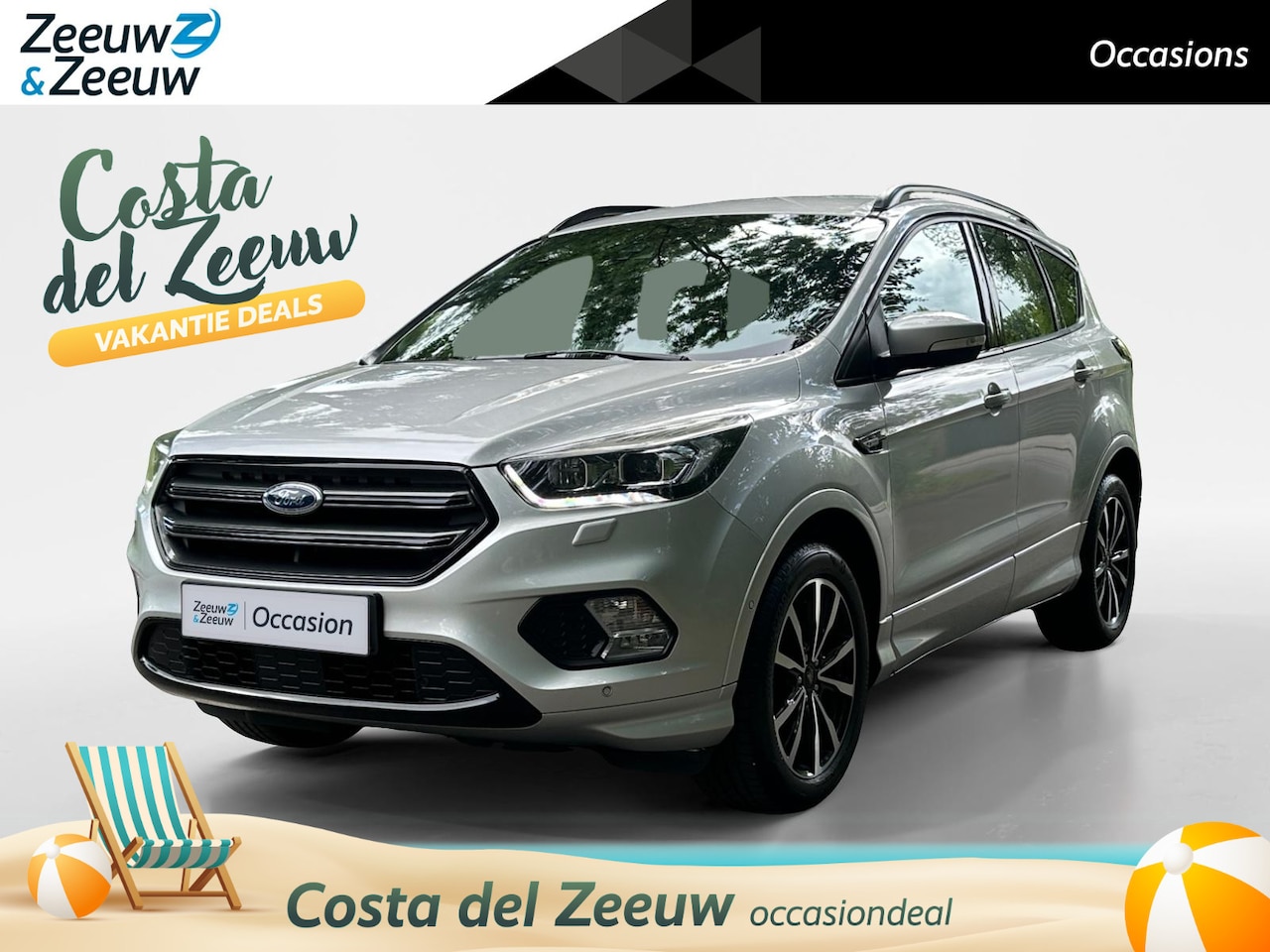 Ford Kuga - 1.5 EcoBoost ST Line | elektrisch wegklapbare trekhaak | elektrische achterklep | stoelver - AutoWereld.nl