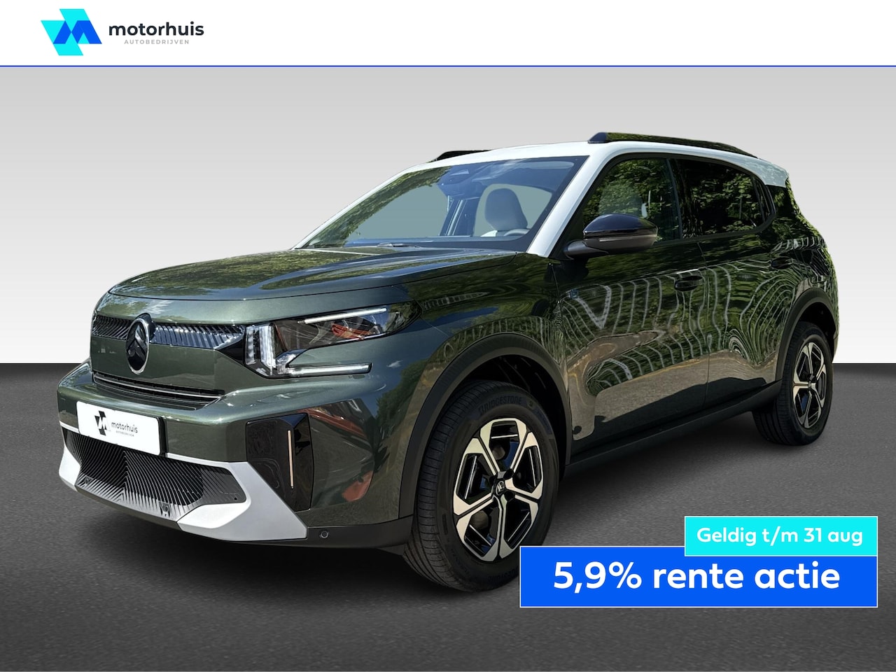 Citroën C3 Aircross - | MAX | Montana Green | Two Tone Polar White | 11kW Boordlader | Comfort & Connectiviteit - AutoWereld.nl