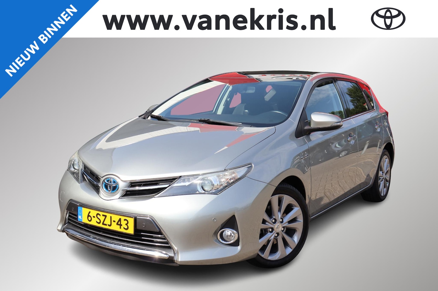 Toyota Auris - 1.8 Hybrid Lease 1.8 Hybrid Lease, Panodak , Parkeersensoren - AutoWereld.nl