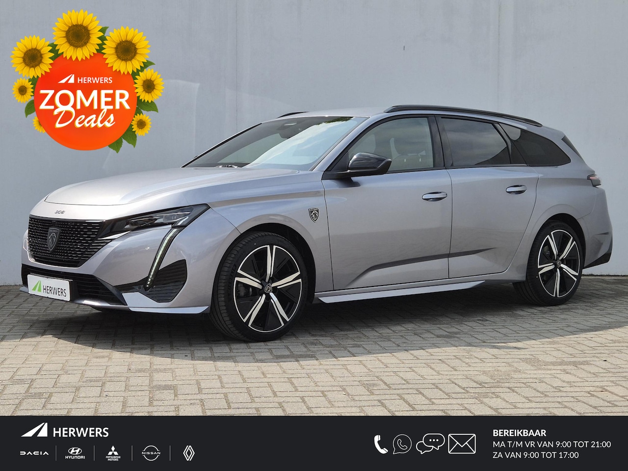 Peugeot 308 SW - 1.2 Hybrid 136 e-DCS6 GT Automaat / Apple Carplay Android Auto / Navigatie / Adaptief crui - AutoWereld.nl