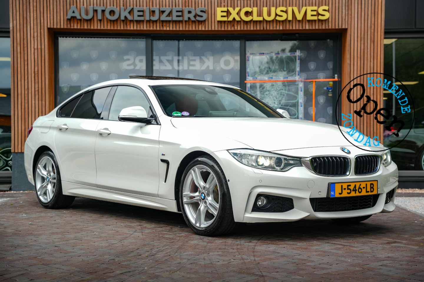 BMW 4-serie Gran Coupé - 420i High Executive Schuifdak M-Pakket Carplay 360 Camera Leer Stuurverw. - AutoWereld.nl